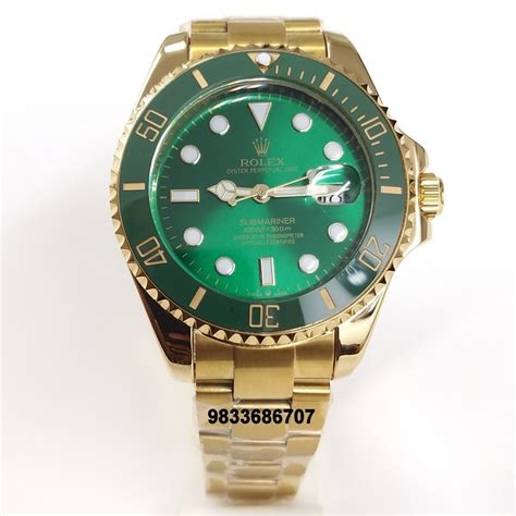 green rolex submariner gold|submariner Rolex green price.